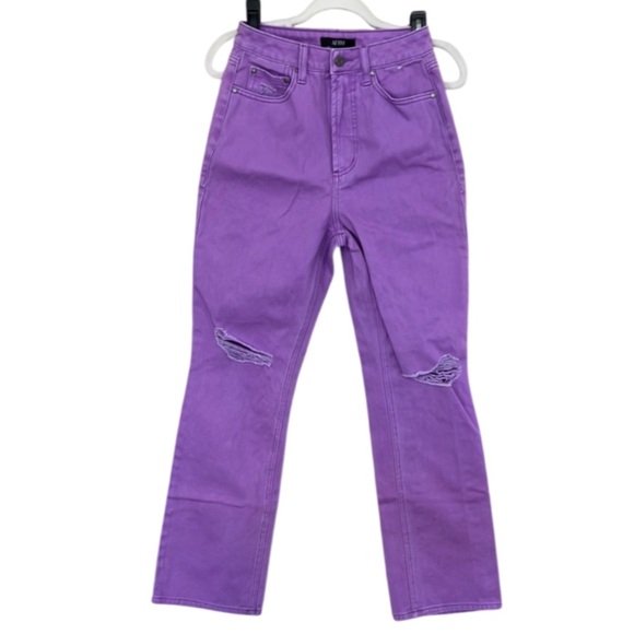 AFRM ODEN Purple Distressed Jeans - 26 - Picture 3 of 12